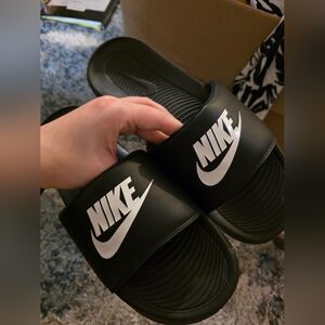 Nike Black Slides